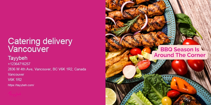 Syrian Boxed Meals Vancouver