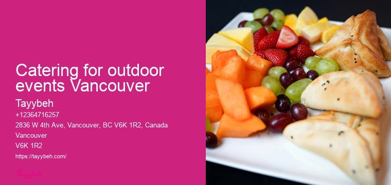 Catering for networking events Vancouver