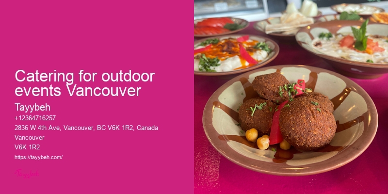Vancouver catering for business lunches