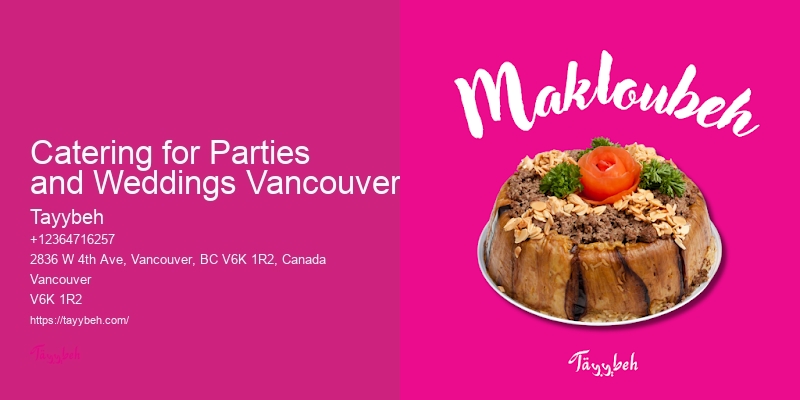 Catering for corporate functions Vancouver