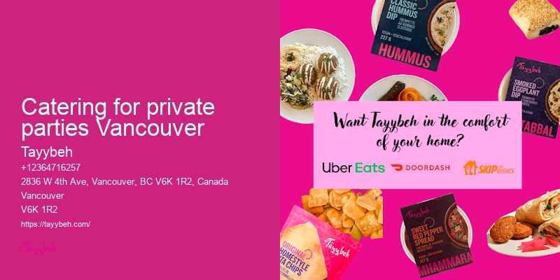Vancouver catering service comparisons