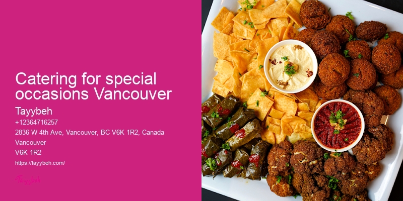 Professional catering Vancouver