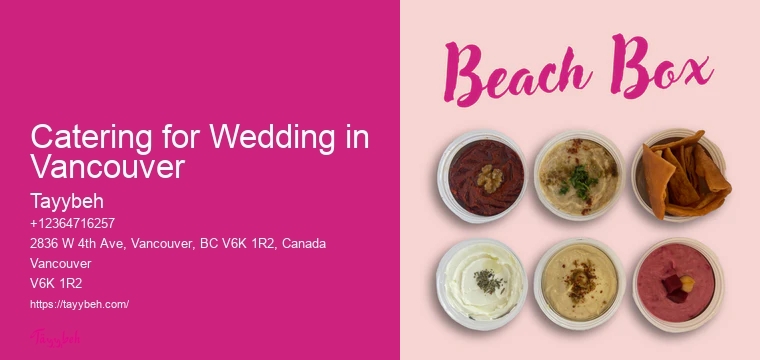 Top catering companies Vancouver