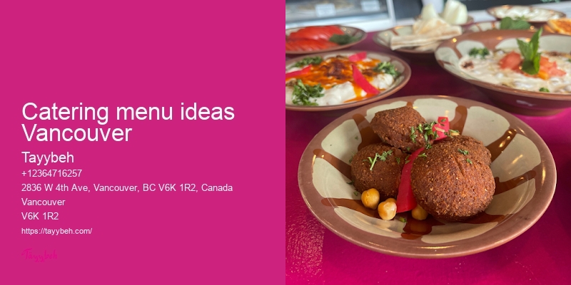 Personalized Event Catering Vancouver