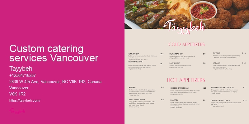 Syrian Kitchen Vancouver