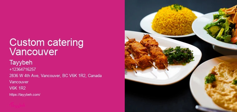 Syrian Cuisine Pop-Up Catering Vancouver