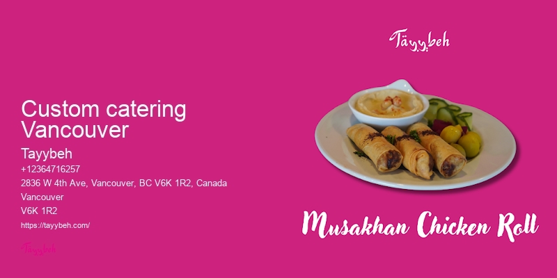 Syrian Pop-Up Dinners Vancouver