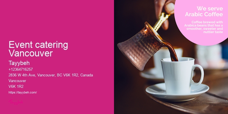 Vancouver exclusive catering services