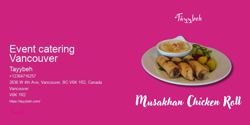 Vancouver halal event catering