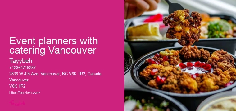 Full-Service Event Catering Vancouver