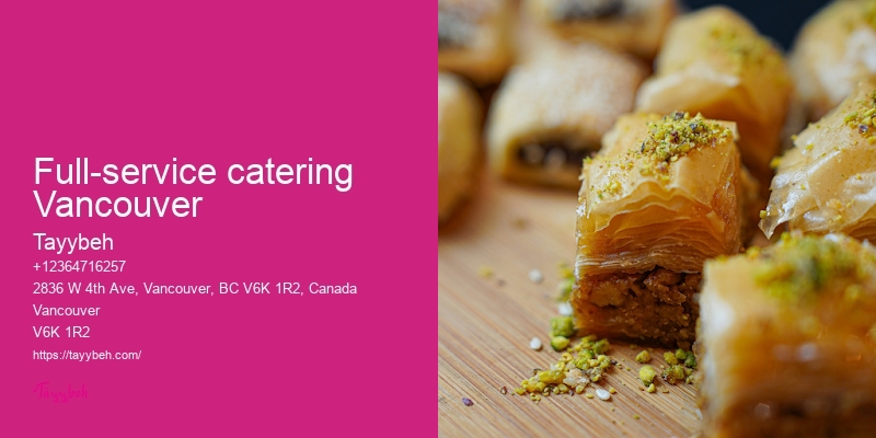 Top event catering Vancouver