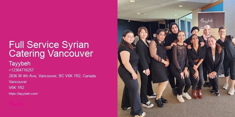 Vancouver casual catering
