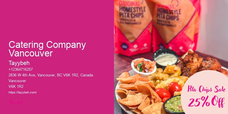 Vancouver catering for school events