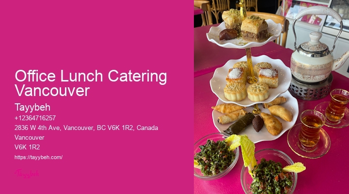 Vancouver fine dining catering