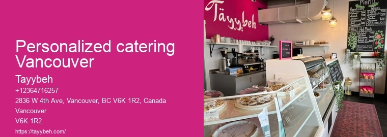 Vancouver catering for parties