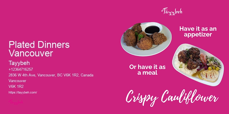Vancouver catering for special events