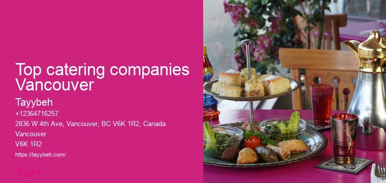 Vancouver catering services near me