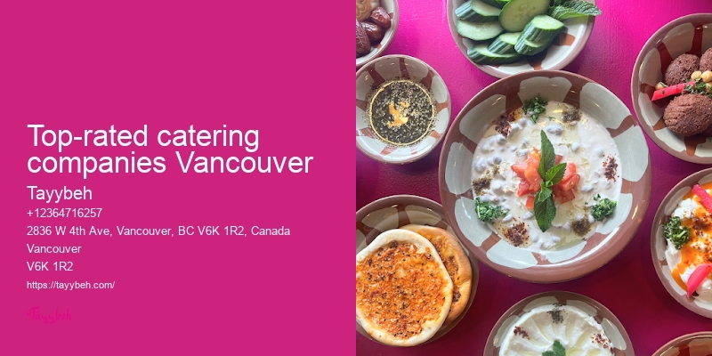 Syrian Caterers Near Me Vancouver
