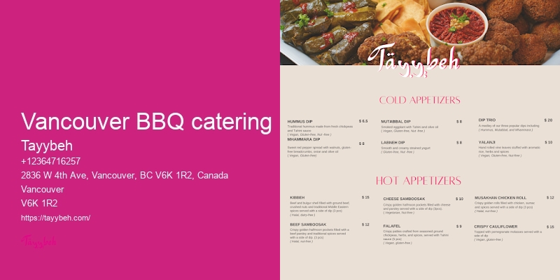 Vancouver catering reviews