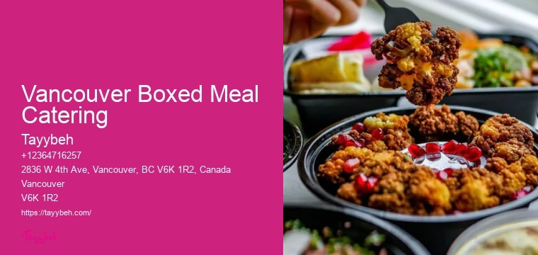 Vancouver wedding reception catering