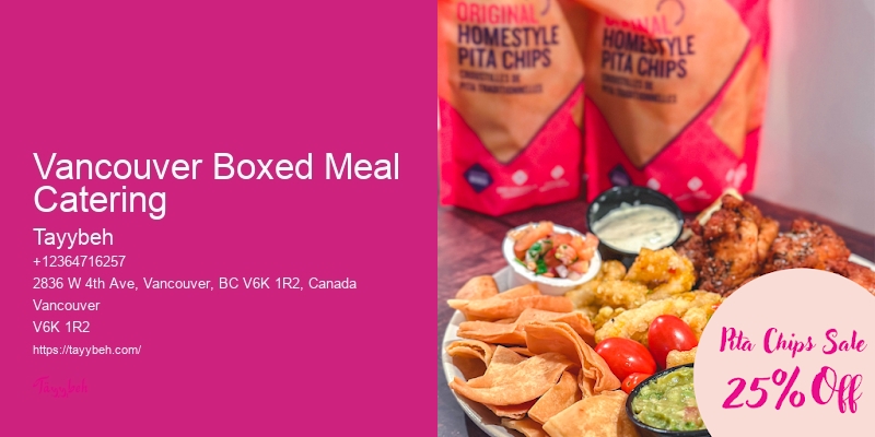 Syrian Food for Corporate Events Vancouver