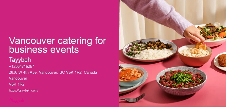 Vancouver catering for brunch