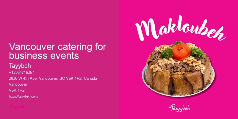 Syrian Food Online Vancouver