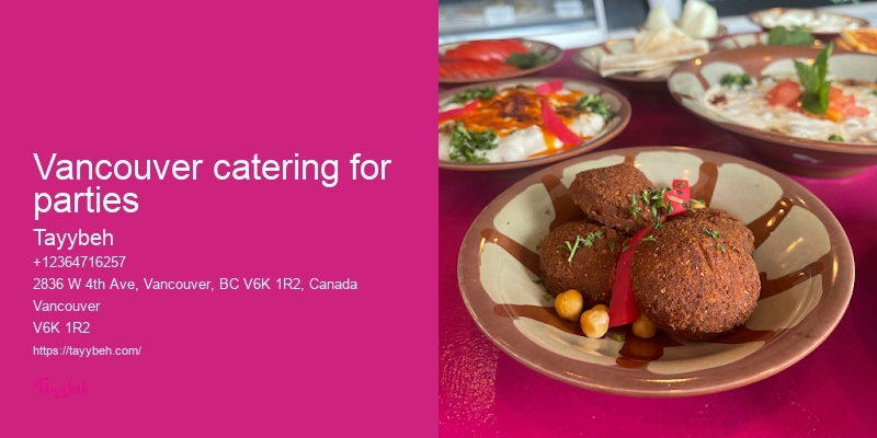 Vancouver halal food catering services