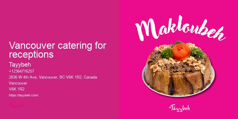 Premium event catering Vancouver