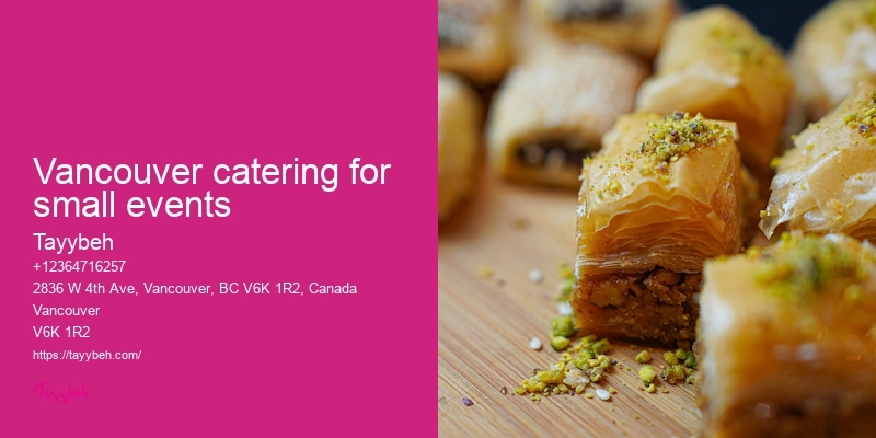 Vancouver catering with delivery options