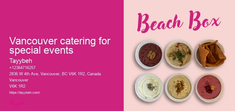 Vancouver catering for corporate functions