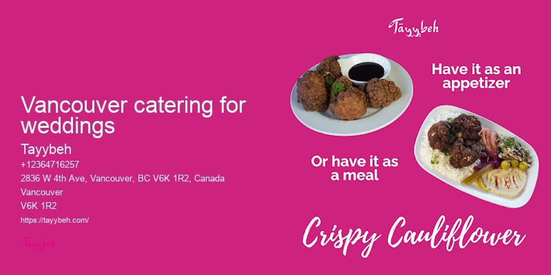 Vancouver corporate catering packages