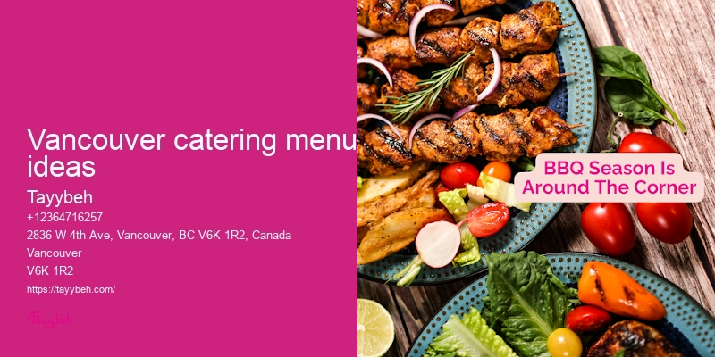 Vancouver halal food catering services
