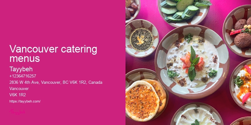 Premium event catering Vancouver