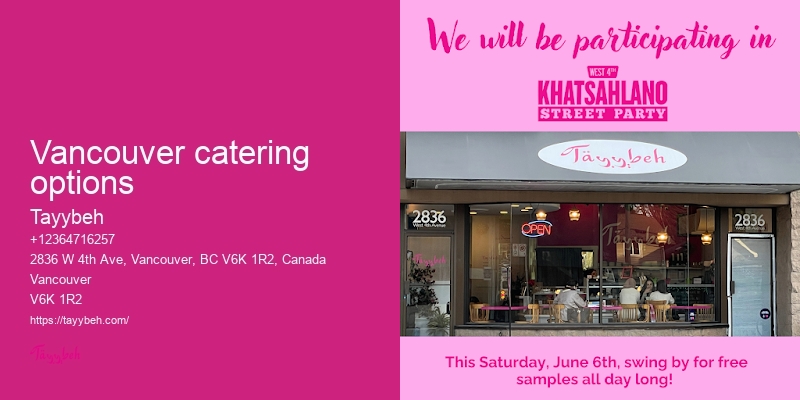 Traditional Middle Eastern Dishes Vancouver