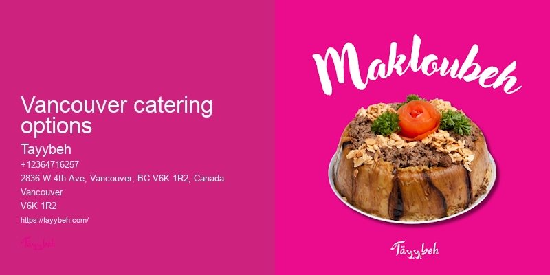 Vancouver Syrian Food Delivery Services