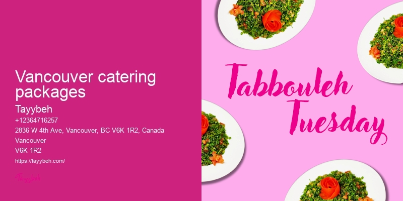 Catering company reviews Vancouver