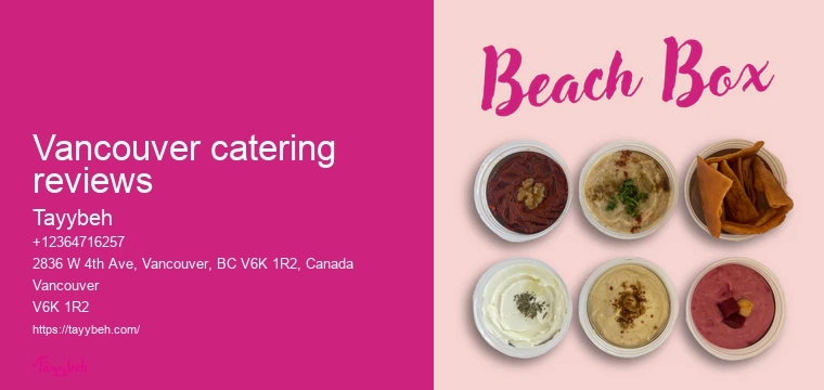 Vancouver dinner catering