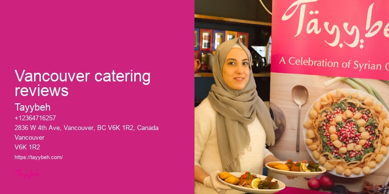 Vancouver catering for intimate gatherings