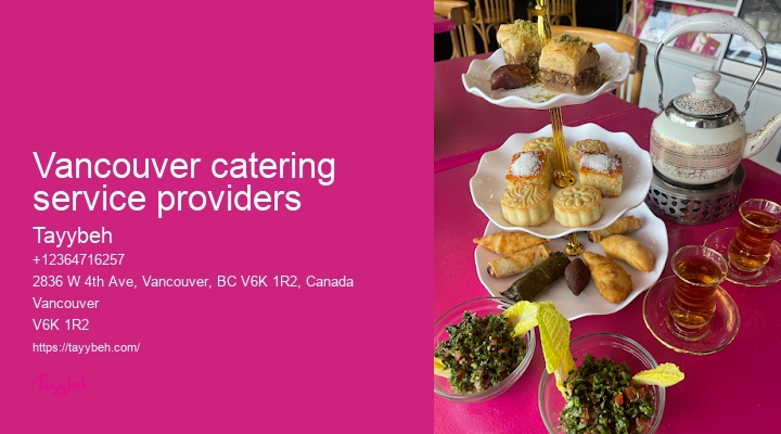 Vancouver halal catering for weddings