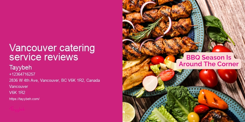 Syrian Food for Banquets Vancouver