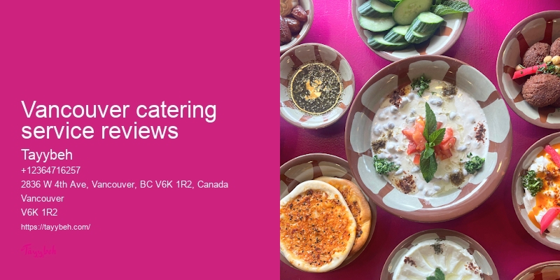Catering services for social events Vancouver