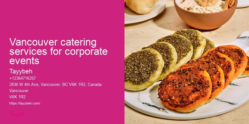 Gourmet halal catering Vancouver