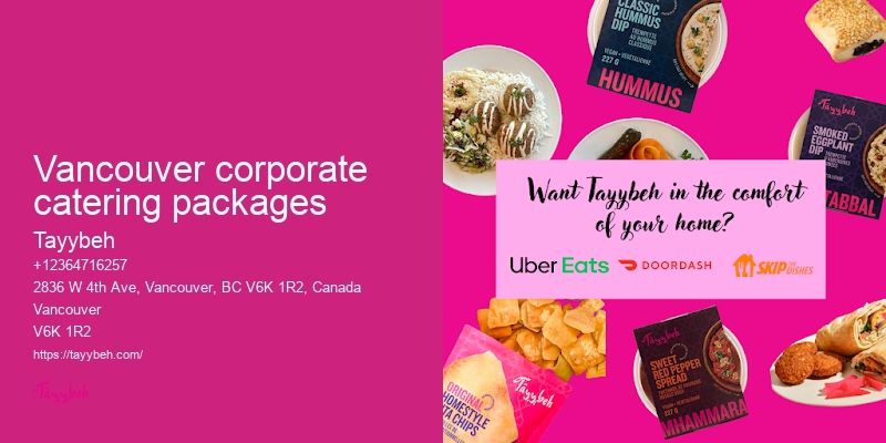Catering for Wedding in Vancouver