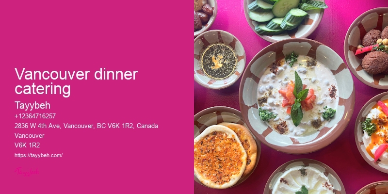 Corporate event catering Vancouver