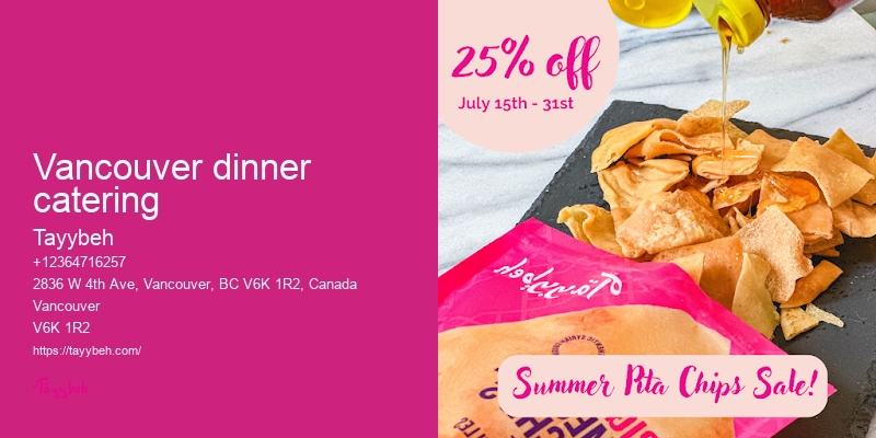 Affordable Syrian Catering Vancouver