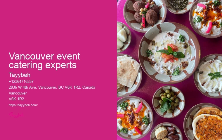 Syrian Plated Meal Packages Vancouver