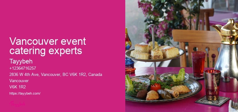Syrian Food Catering for Private Events Vancouver