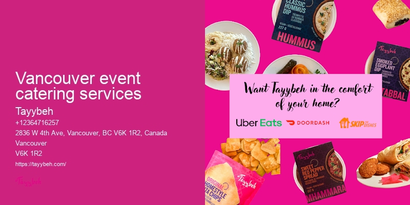Local Syrian Food Catering Vancouver