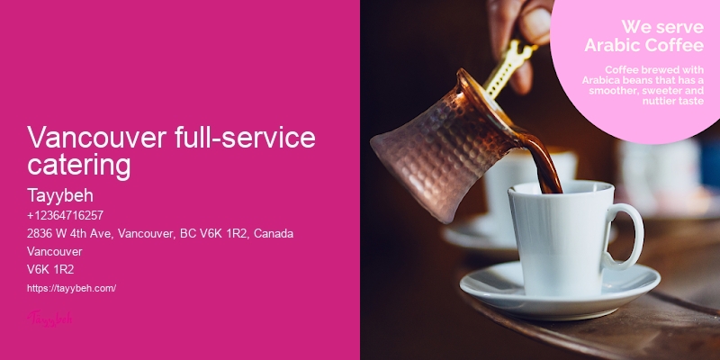 Catering for weekend events Vancouver